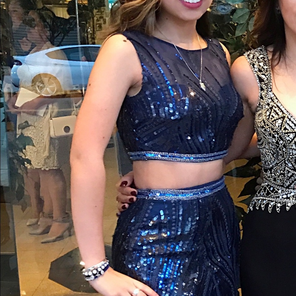 Two Piece Prom Dress